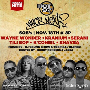 97 Who Hot 97 Who's Next Final Reggae Edition for 2014