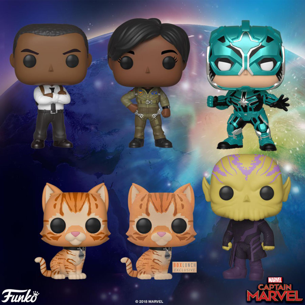 <em>Captain Marvel</em> Funko figures confirm Brie Larsons catty sidekick 1