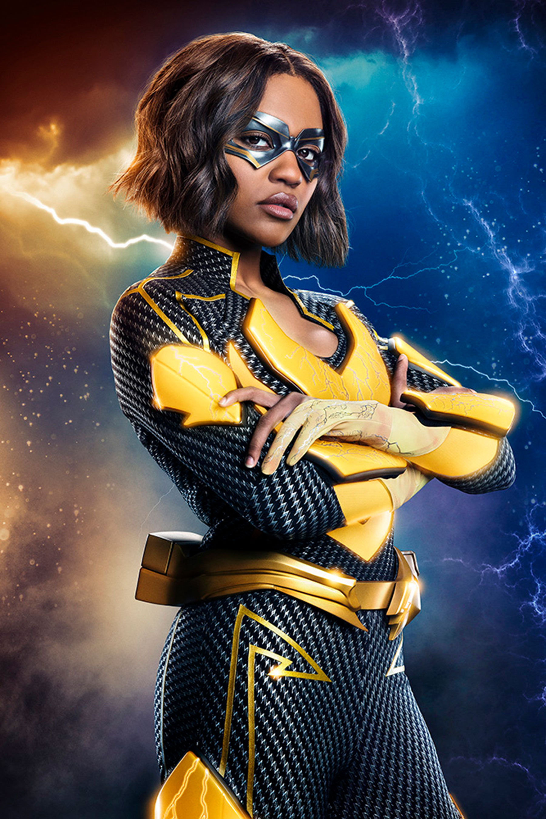 <em>Black Lightning</em> reveals first look at Jennifer suiting up as Lightning 4