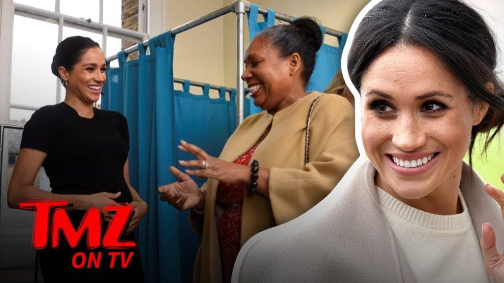 Meghan Markle Isn't Letting Her Belly Slow Her Down! | TMZ TV 1