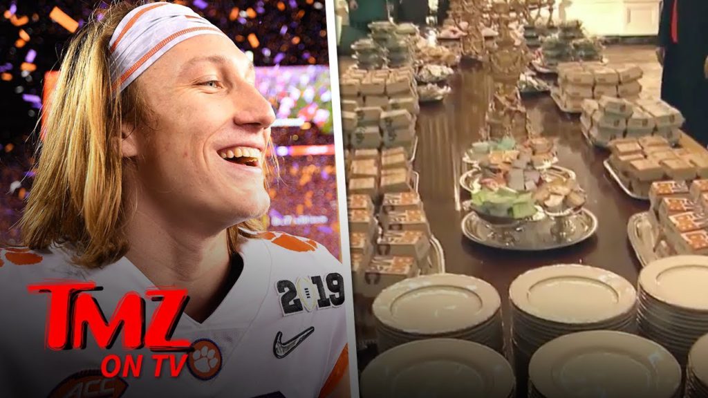 Clemson QB Loved Trump's Fast Food Feast! | TMZ TV 1