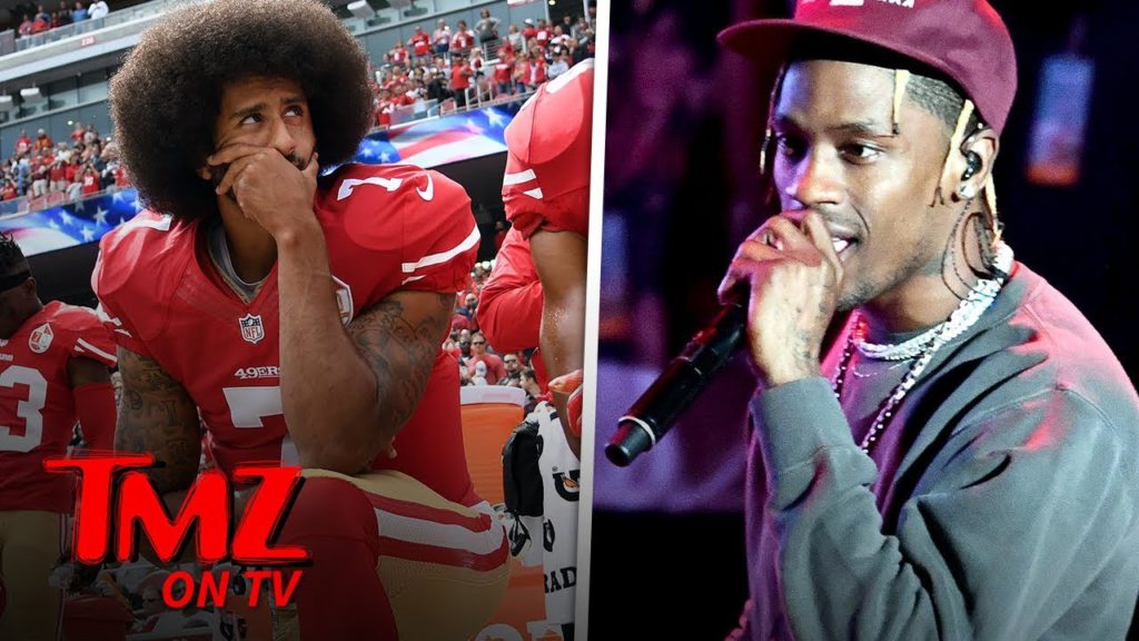 Colin Kaepernick and Travis Scott Super Bowl Deal Drama | TMZ TV 1