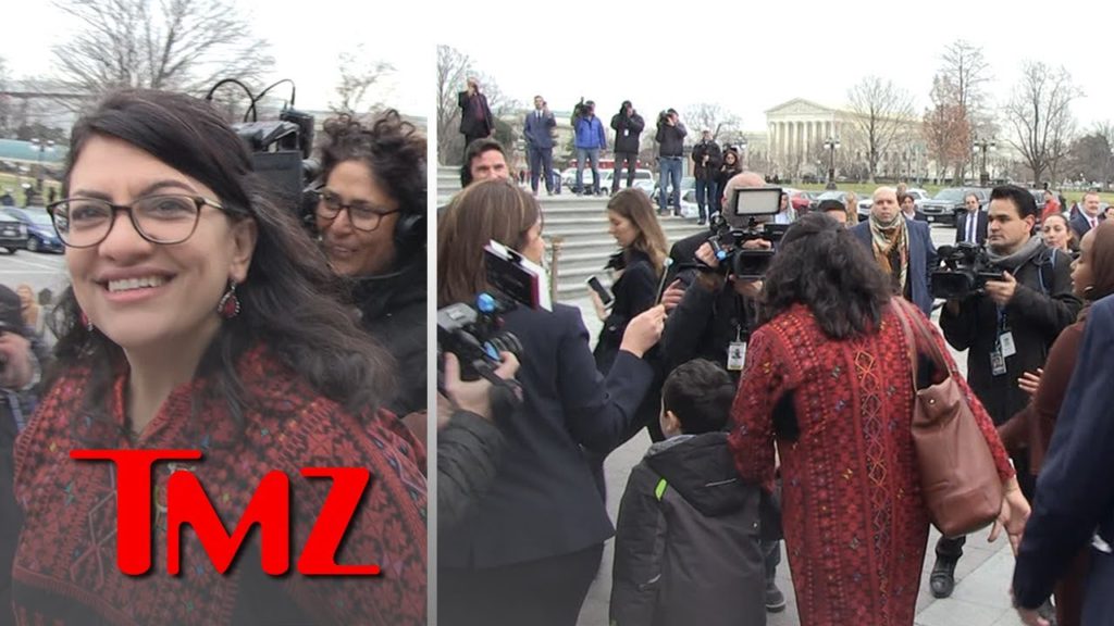 Rashida Tlaib, First Palestinian-American Congresswoman, Swarmed on Capitol Hill | TMZ 1