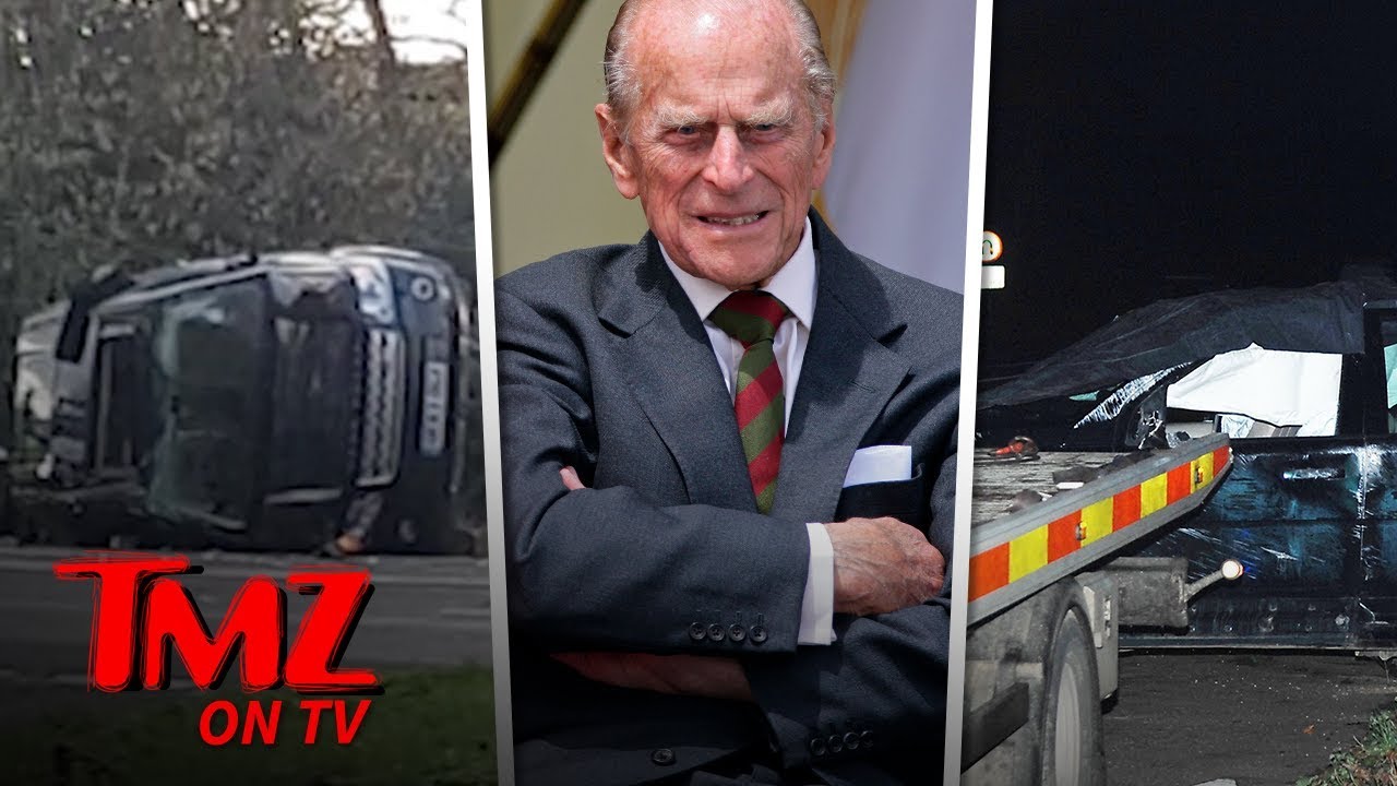 Prince Philip Flips His SUV in Crash & Police Give Him Breathalyzer Test | TMZ TV 5