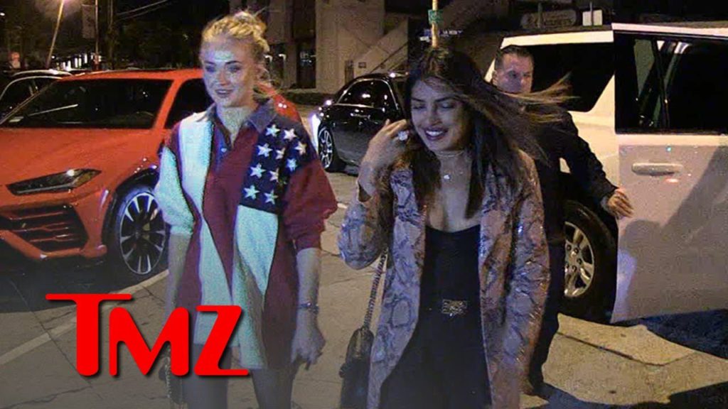 Priyanka Chopra & Sophie Turner Sister-in-Laws' Night Out w/o Jonas Bros. | TMZ 1