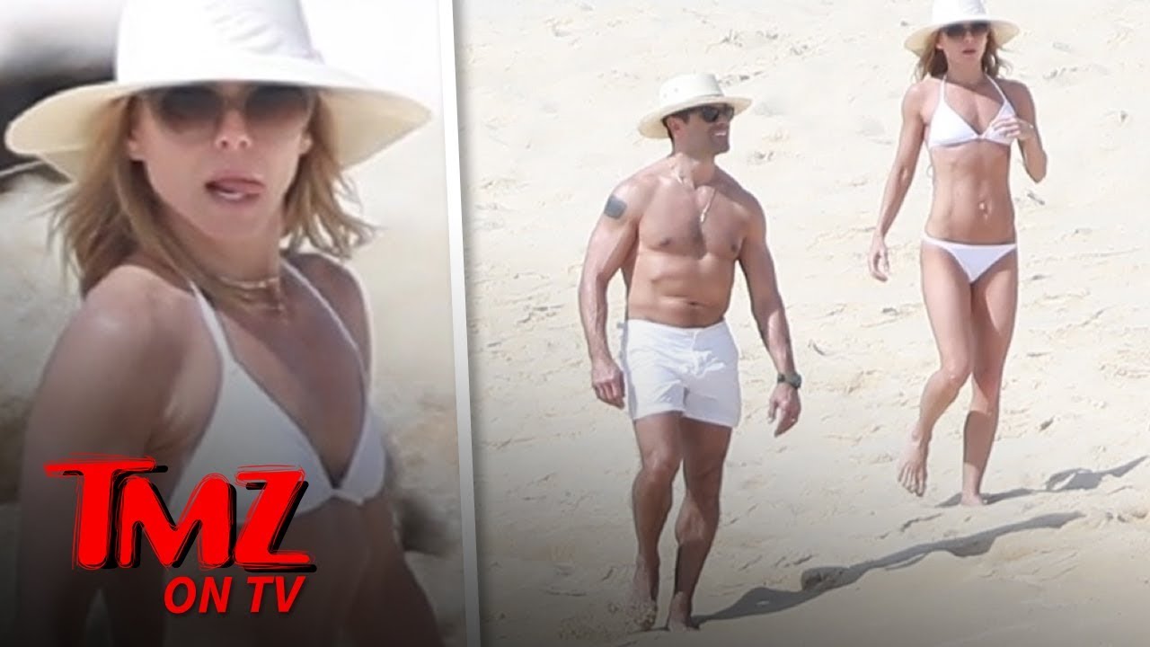 Kelly Ripa and Mark Consuelos Show Off Hard Bods in Mexico | TMZ TV 4