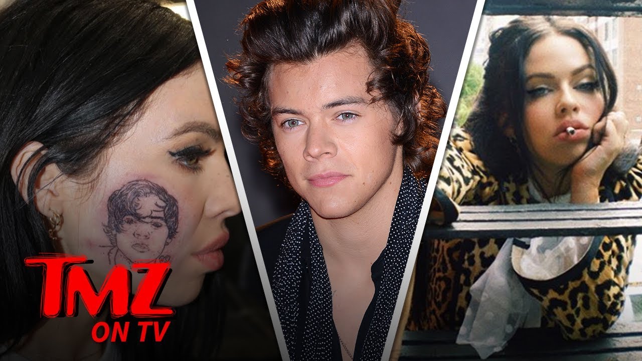 Harry Styles Face RUINS Beautiful Singer's Face | TMZ TV 5