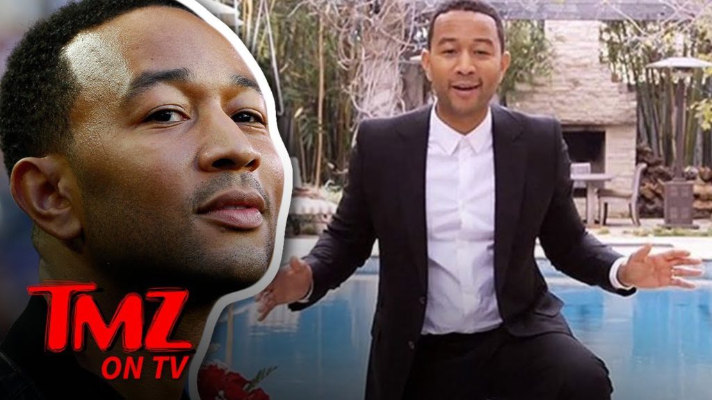 John Legend Is Finally Learning How To Swim! | TMZ TV 1