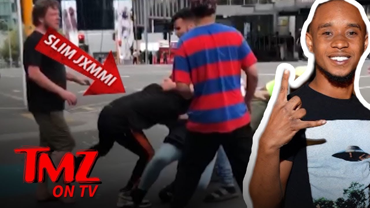 Rapper Involved In Huge Street Brawl! | TMZ TV 4