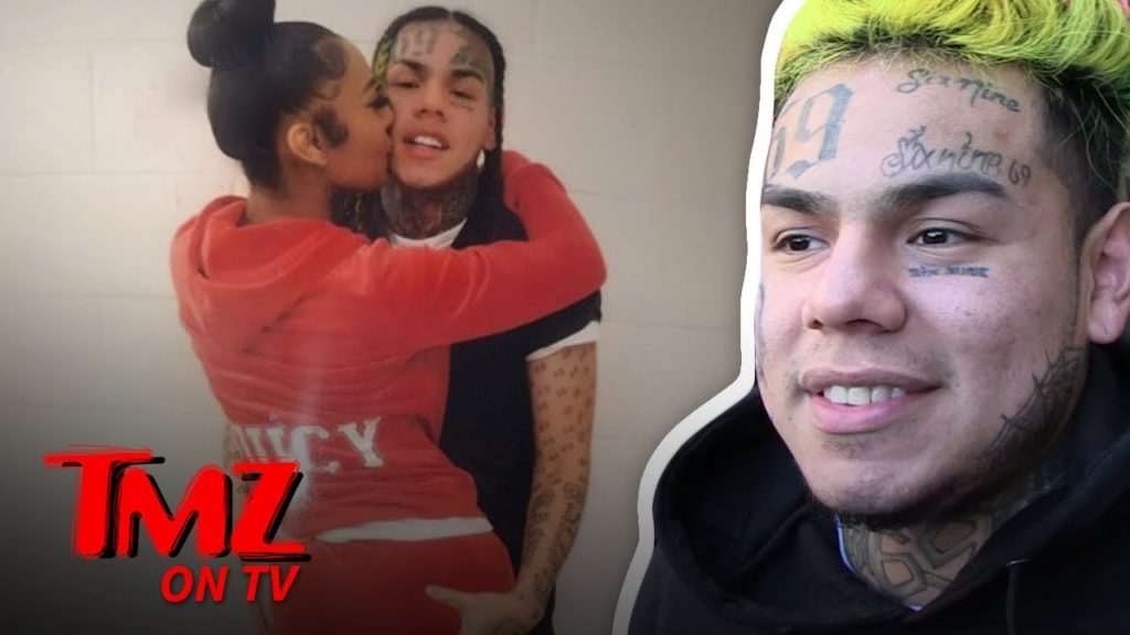 6ix9ine Gets Jail Visit From Smoking Hot Girlfriend | TMZ TV 1