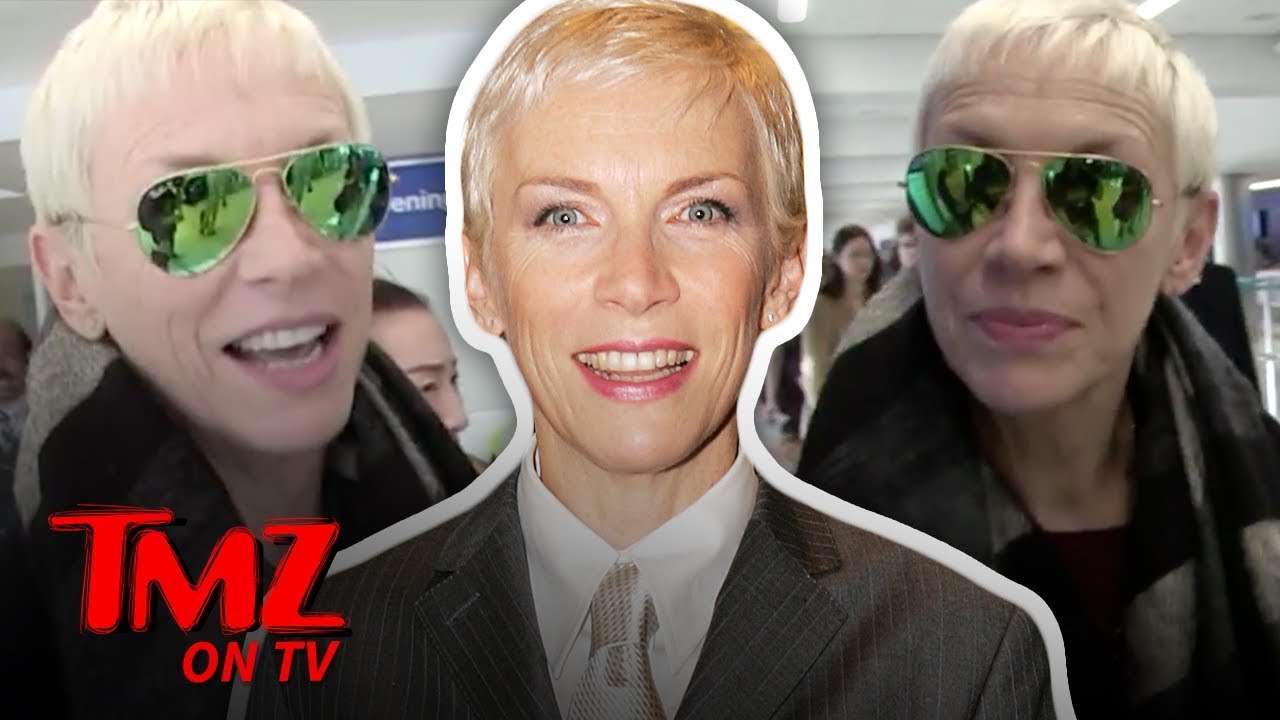 Fans Go Crazy When Seeing Annie Lennox At The Airport | TMZ TV 4