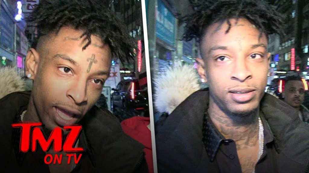 21 Savage Thinks He Was Arrested For Lyrics In His Song 'A Lot' | TMZ TV 1