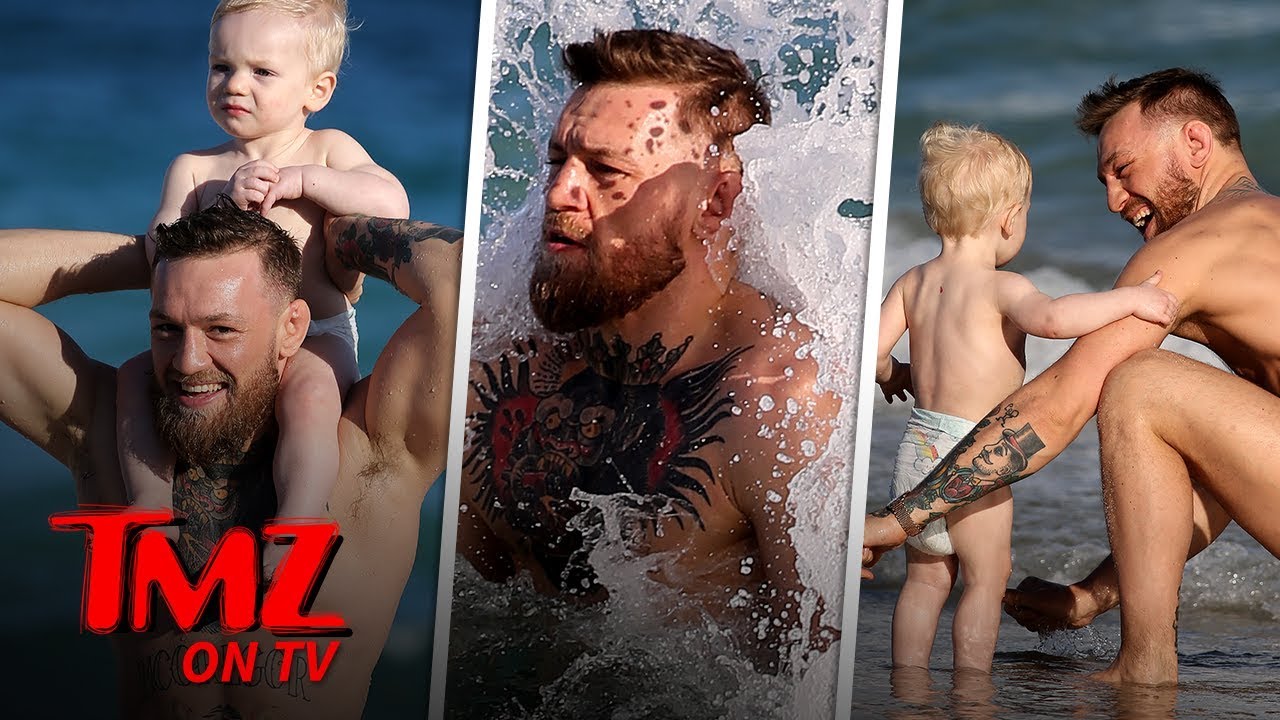 Conor McGregor Has A Fun Beach Day With His Son! | TMZ TV 5