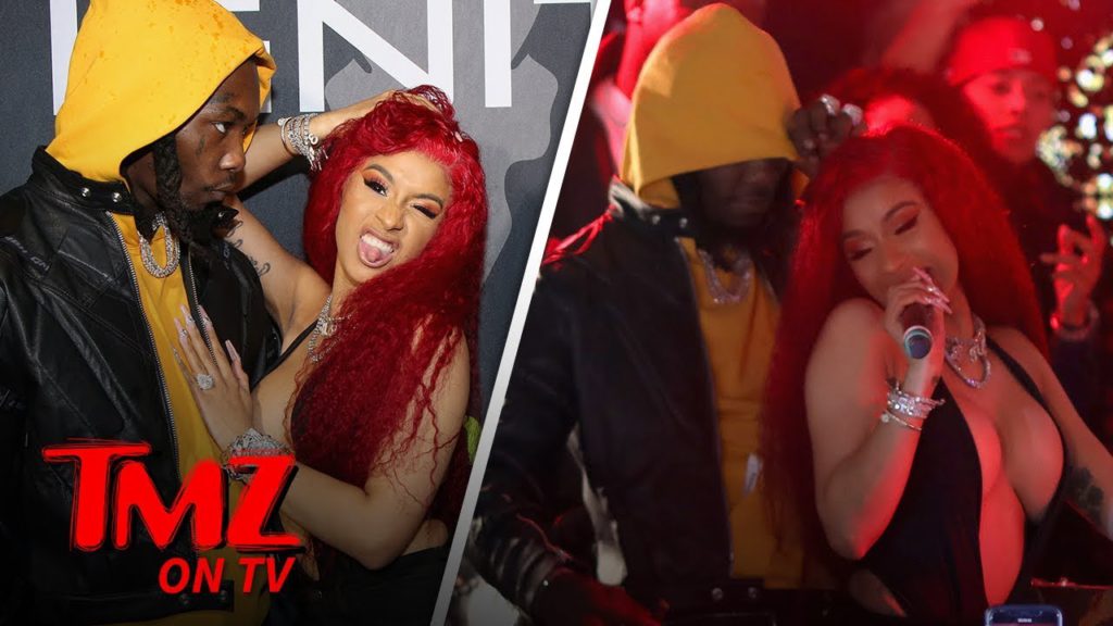 Cardi B Grinds Up On Offset While Performing | TMZ TV 1