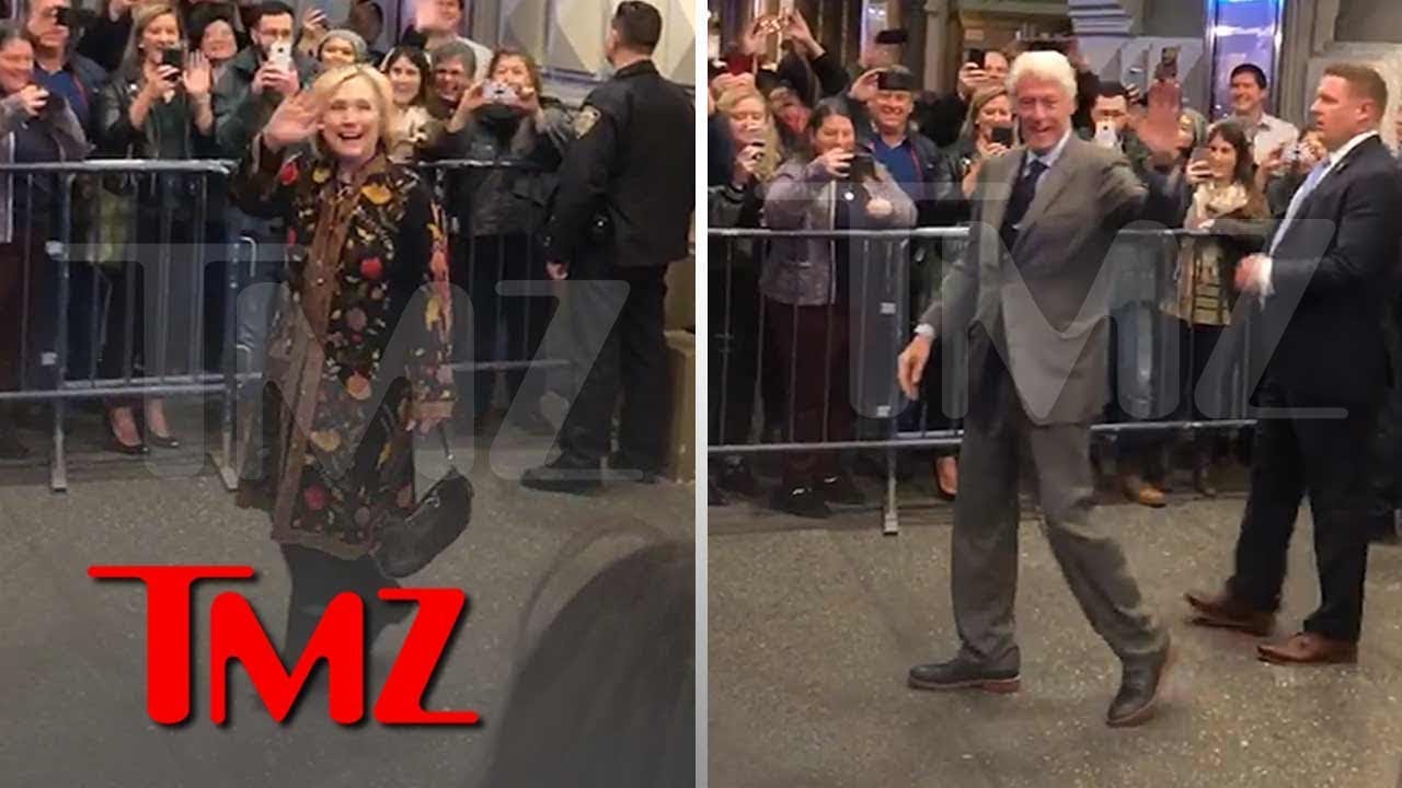 Hillary, Bill and Chelsea Get Mad Cheers on Broadway | TMZ