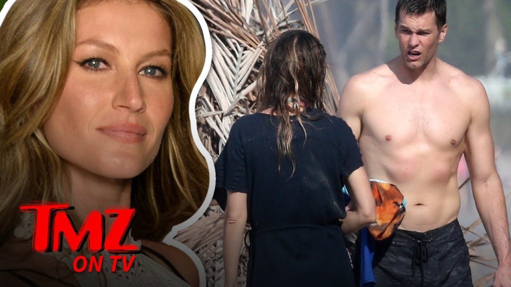 Tom Brady & Gisele Look INCREDIBLE On The Beach | TMZ TV 1