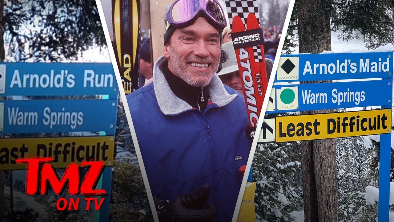 Arnold Schwarzenegger Pranked with 'Arnold's Maid' Ski Run in Idaho | TMZ TV 2