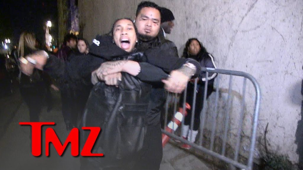 Tyga Grabs for Gun After Being Dragged Out of Floyd Mayweather's Birthday Party | TMZ 1