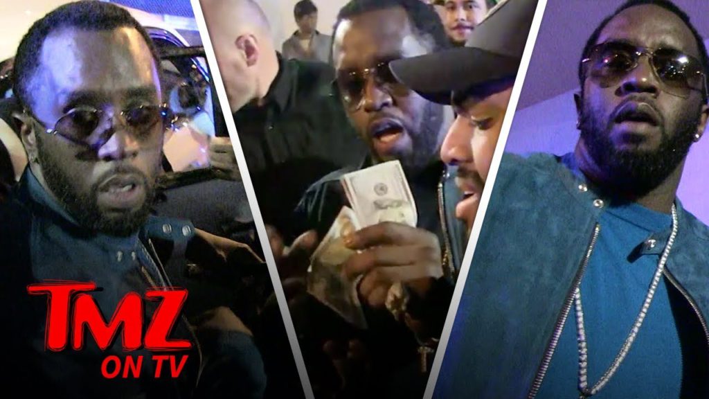 Diddy Throws Money At His Fans! | TMZ TV 1