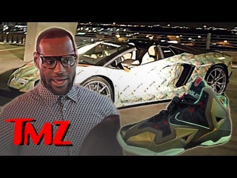 Lebron James Unveils A New Sneaker... And A Matching Lamborghini!! | TMZ 2