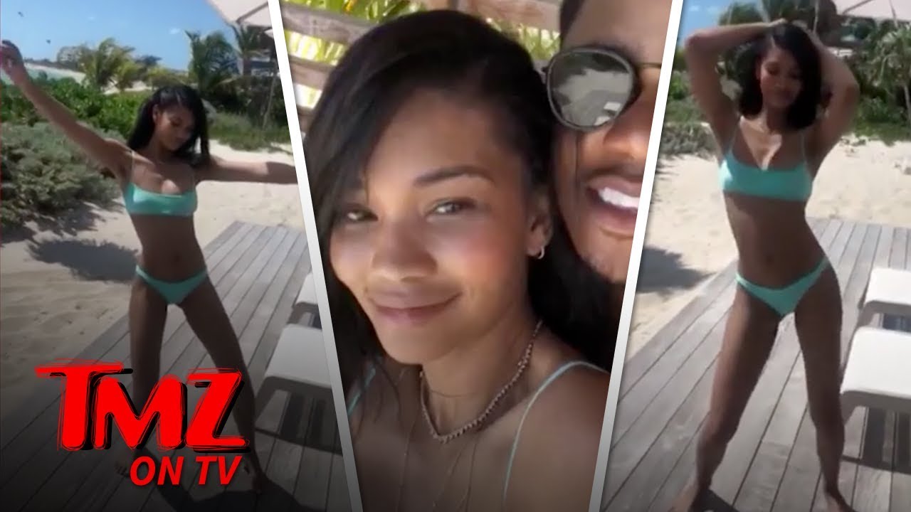 Chanel Iman Does Sexy Bikini Dance on Vacation With Sterling Shepard | TMZ TV 5