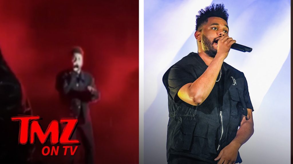 The Weeknd Almost Hit On Stage! | TMZ TV 1
