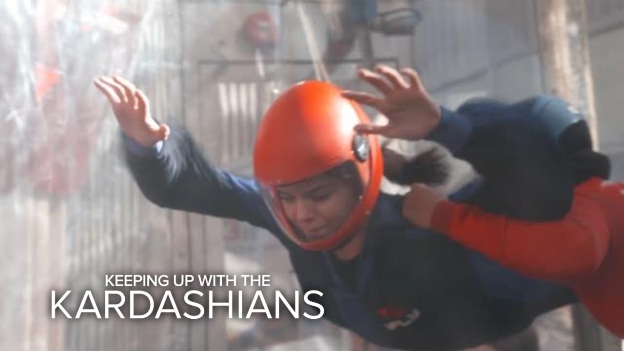 KUWTK | Kendall Jenner Rules at Indoor Skydiving | E! 3