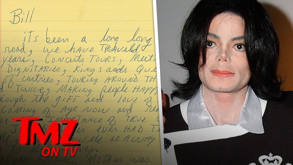 Michael Jackson Letter Thanking Security for 'Being a Father' Hits Auction | TMZ TV 1