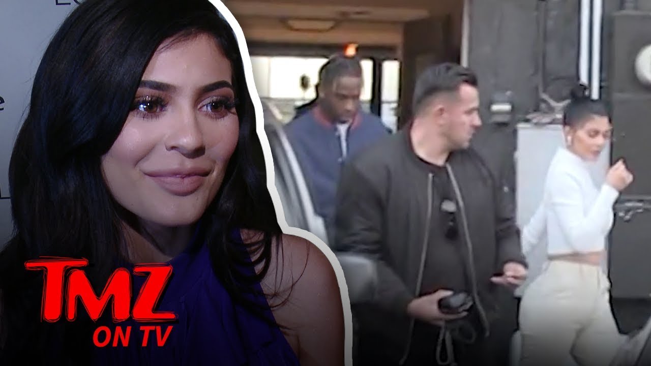 Kylie, Travis, & Stormi Grab Dinner Together! | TMZ TV