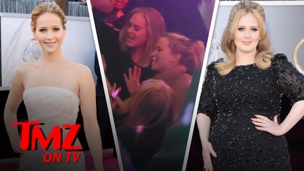Adele & Jennifer Lawrence Take A Gay Bar By Storm | TMZ TV 1