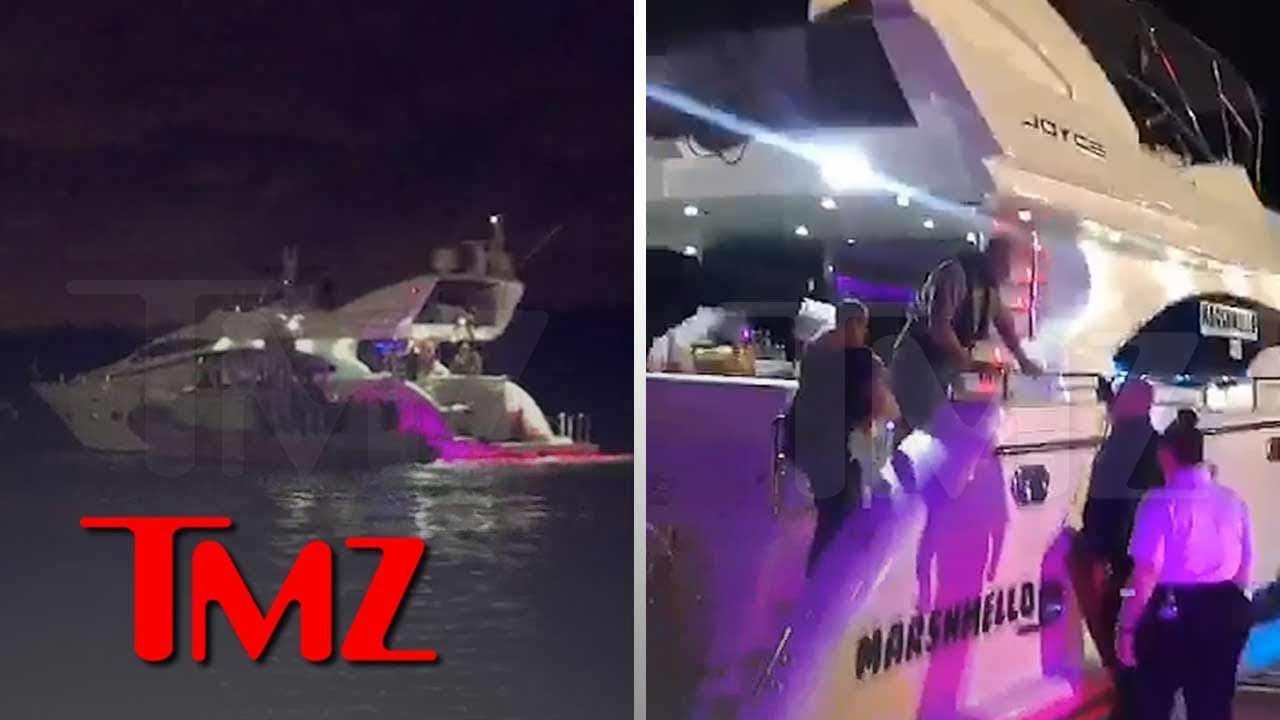 Marshmello's Party Boat Gets Surprise Inspection by Miami Coast Guard | TMZ 3