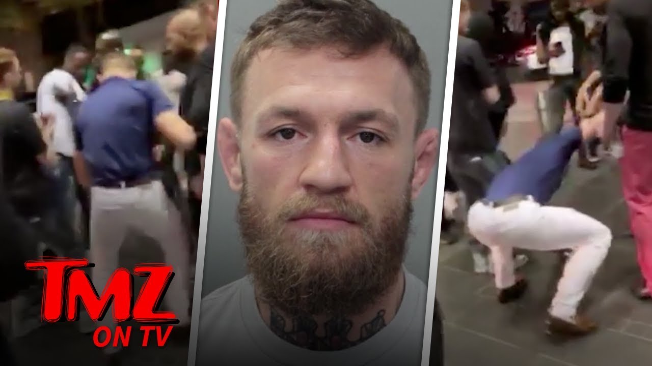 Footage Shows Conor McGregor Stomping A Cell Phone | TMZ TV