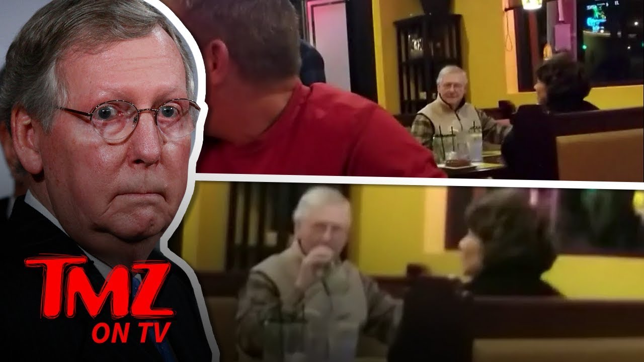 Senator Mitch McConnell Bombarded At Restaurant! | TMZ TV 4