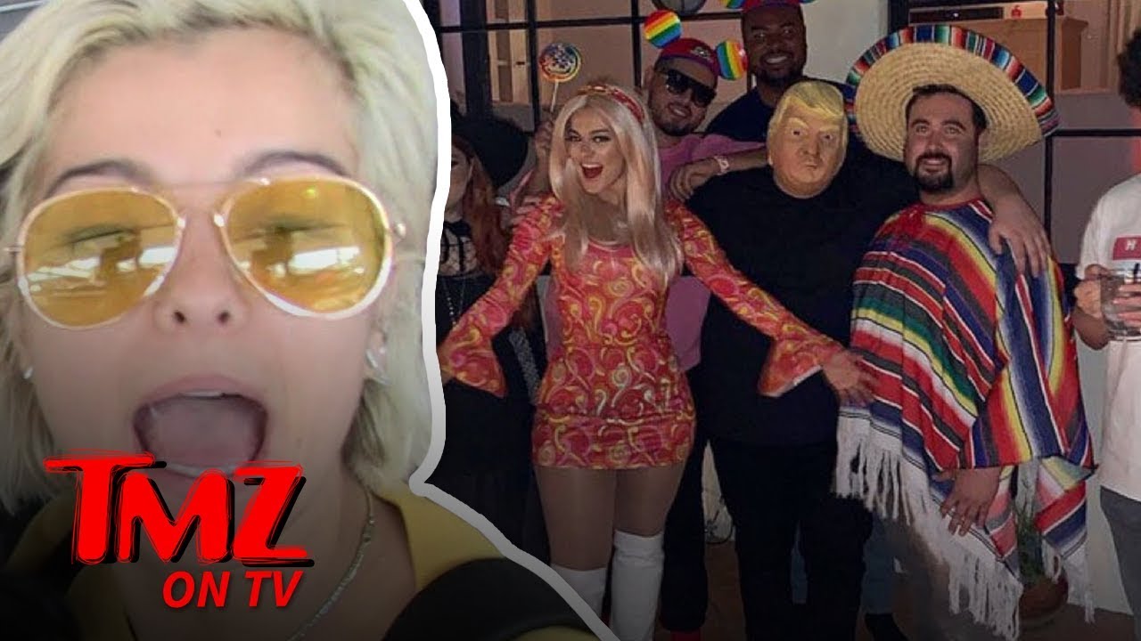 Bebe Rexha Defends Her Sombrero Wearing Friend! | TMZ TV 3