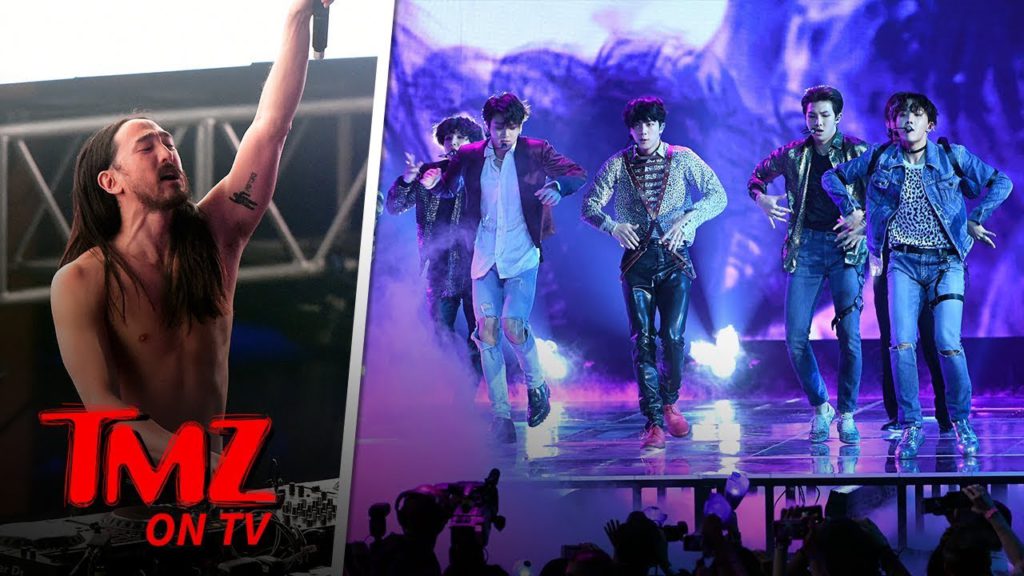 Steve Aoki Esctatic About His BTS Collab Going #1 | TMZ TV 1