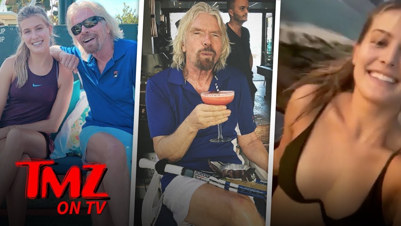 Richard Branson Hosts The Sexiest Tennis Tournament Ever | TMZ TV
