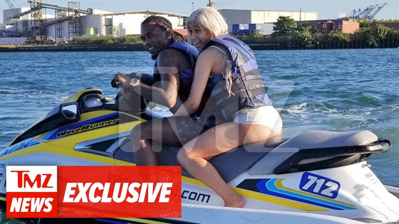 Cardi B and Offset Together on a Jet Ski in Puerto Rico!!! | TMZ NEWS 4