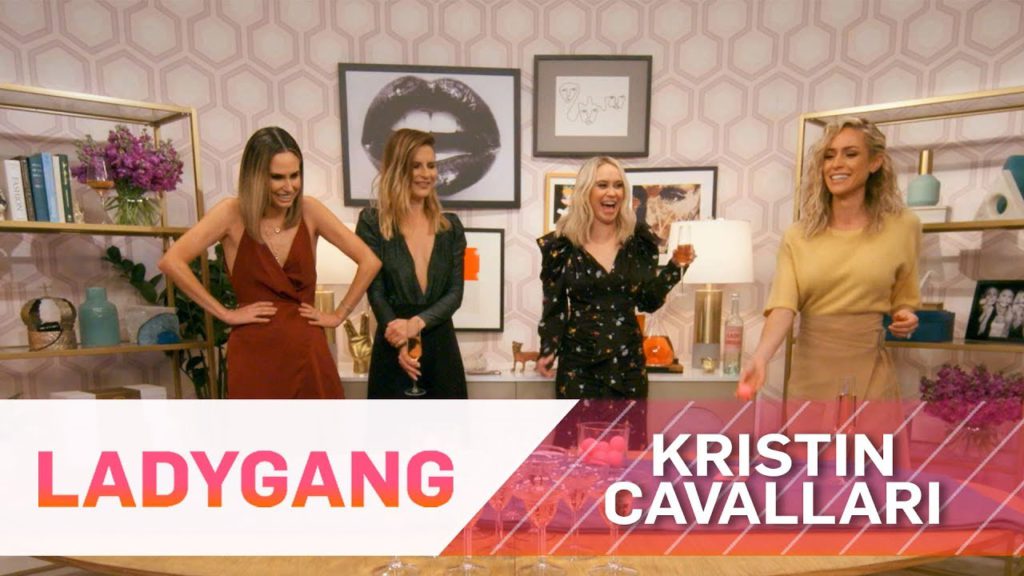 Kristin Cavallari "Pops the Bubbly" With Keltie, Jac & Becca | LadyGang | E! 1