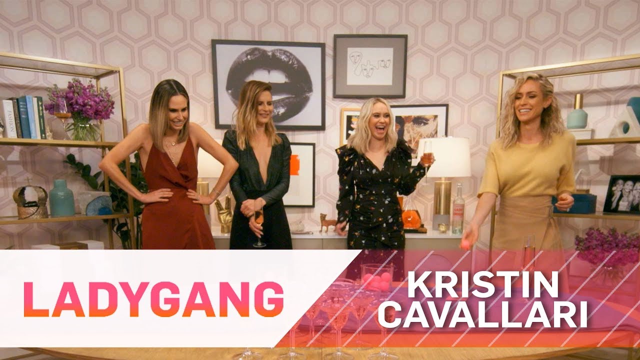 Kristin Cavallari "Pops the Bubbly" With Keltie, Jac & Becca | LadyGang | E! 5