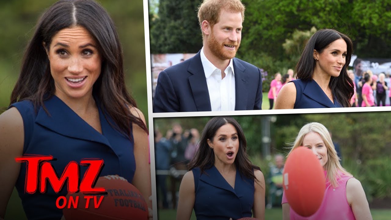 Meghan Markle Shows Off Her Baby Bump | TMZ TV 1 Meghan Markle Shows Off Her Baby Bump | TMZ TV 1