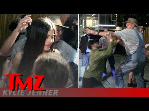 Kylie Jenner Stops for Young Fans This Time, But Grandpa Brawls with Photogs! | TMZ 5