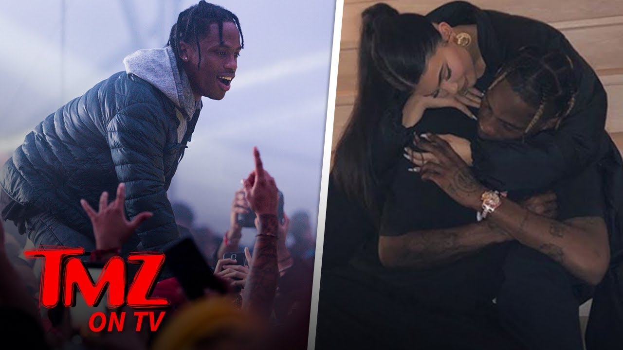 Travis Scott Gives Kylie Jenner Loving Shout Out During Show | TMZ TV 1