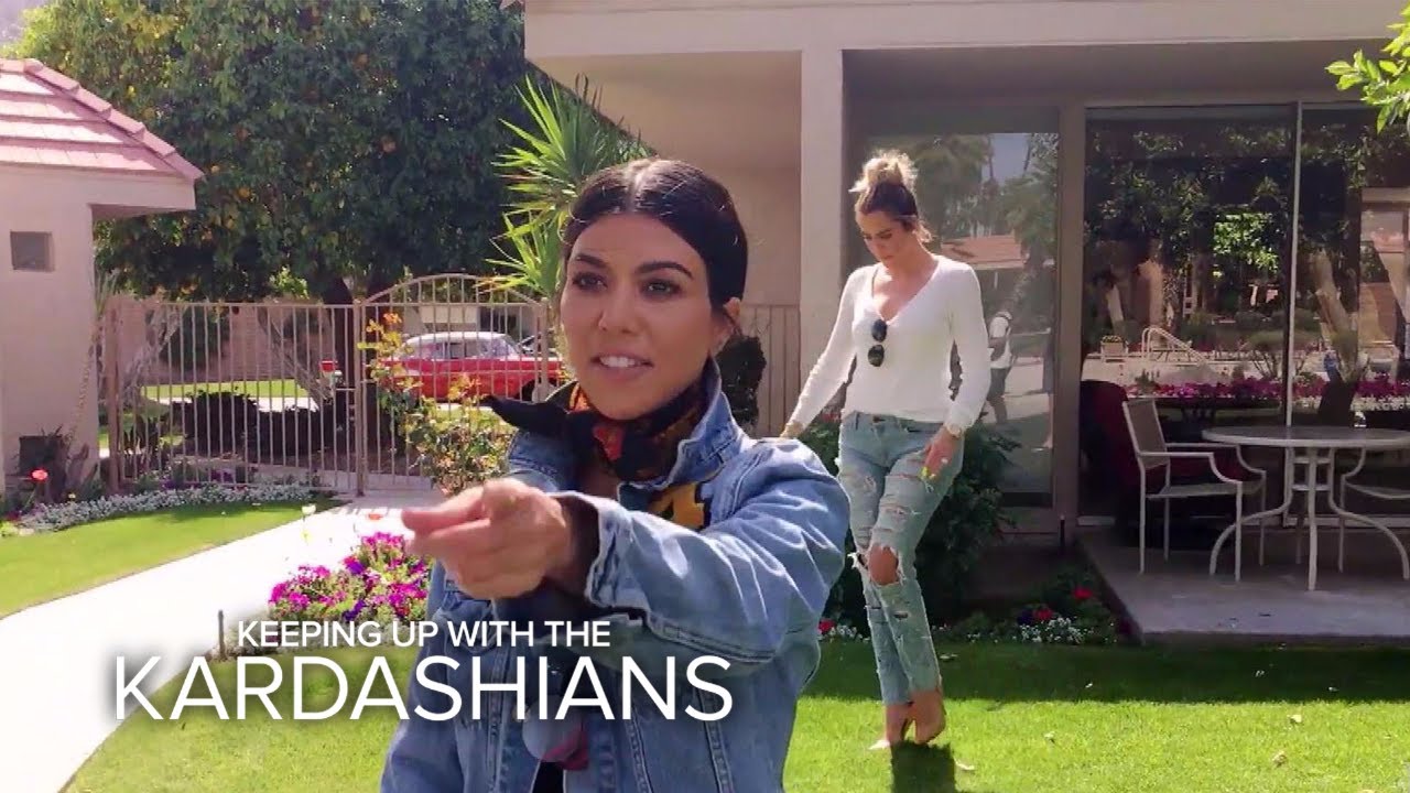 KUWTK | Kardashian Sisters Visit Their Grandparents' Old House | E! 5