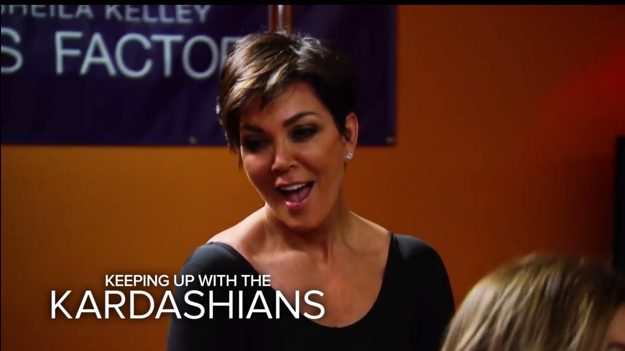 KUWTK | Kris Jenner Crashes Kim K.'s Pole Dancing Class | E! 4