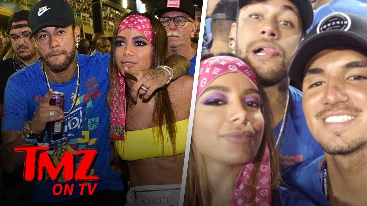 Neymar Hits Carnival With Smokin' Hot Brazilian Singer Anitta | TMZ TV 5