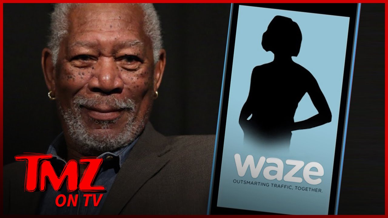 Morgan Freeman – New Navigation Voice Of Waze! | TMZ TV 5