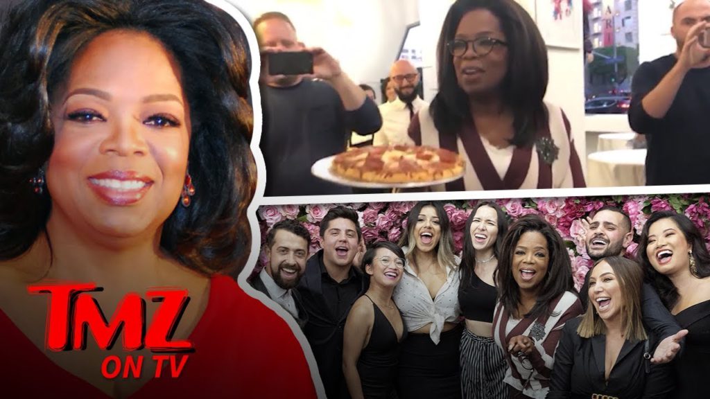 Oprah Brings Her Frozen Pizza's To 'Project Runway' Star | TMZ TV 1