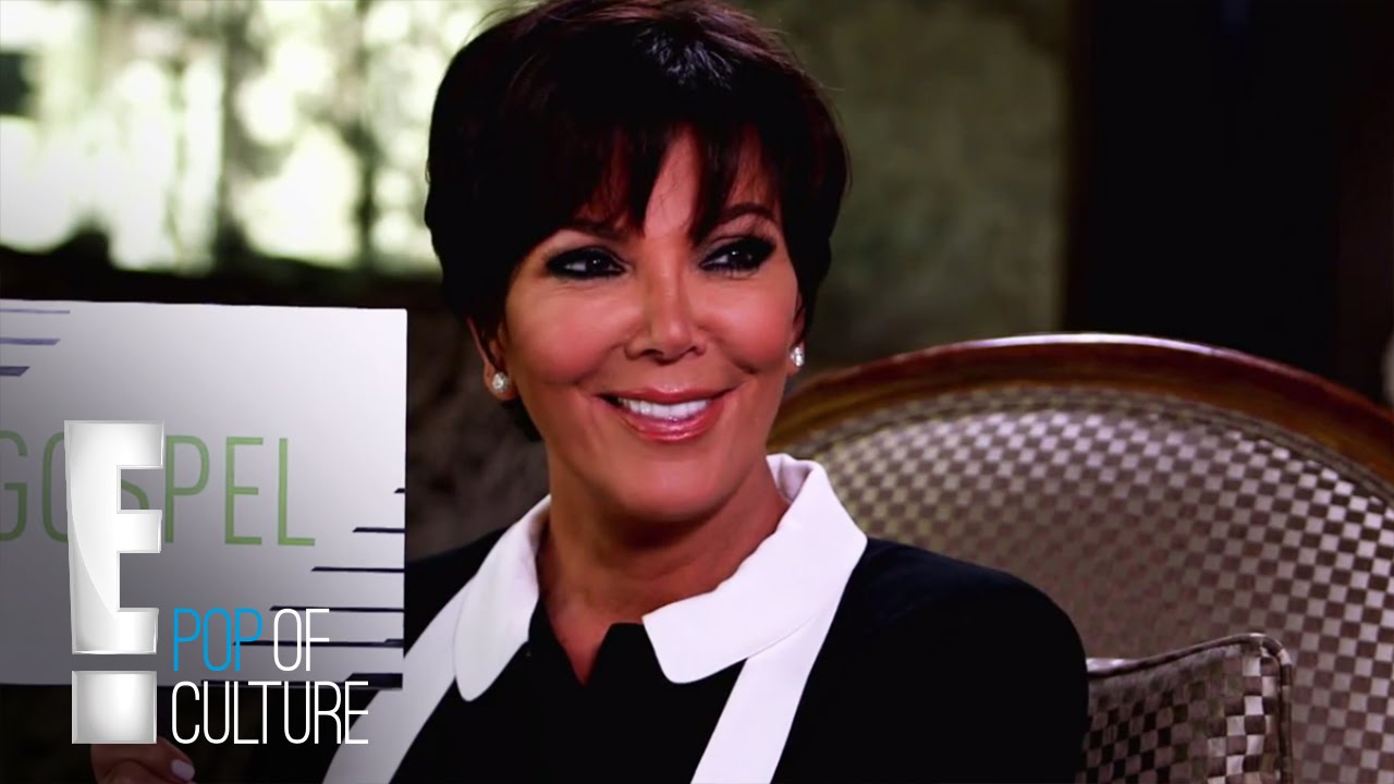 Kris Jenner Plays Gospel or Gossip | E! Entertainment 4