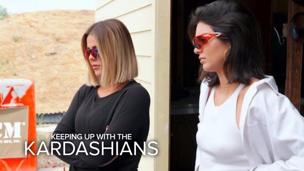 KUWTK | Kendall Jenner & Khloe Kardashian Go to Shooting Range | E! 4