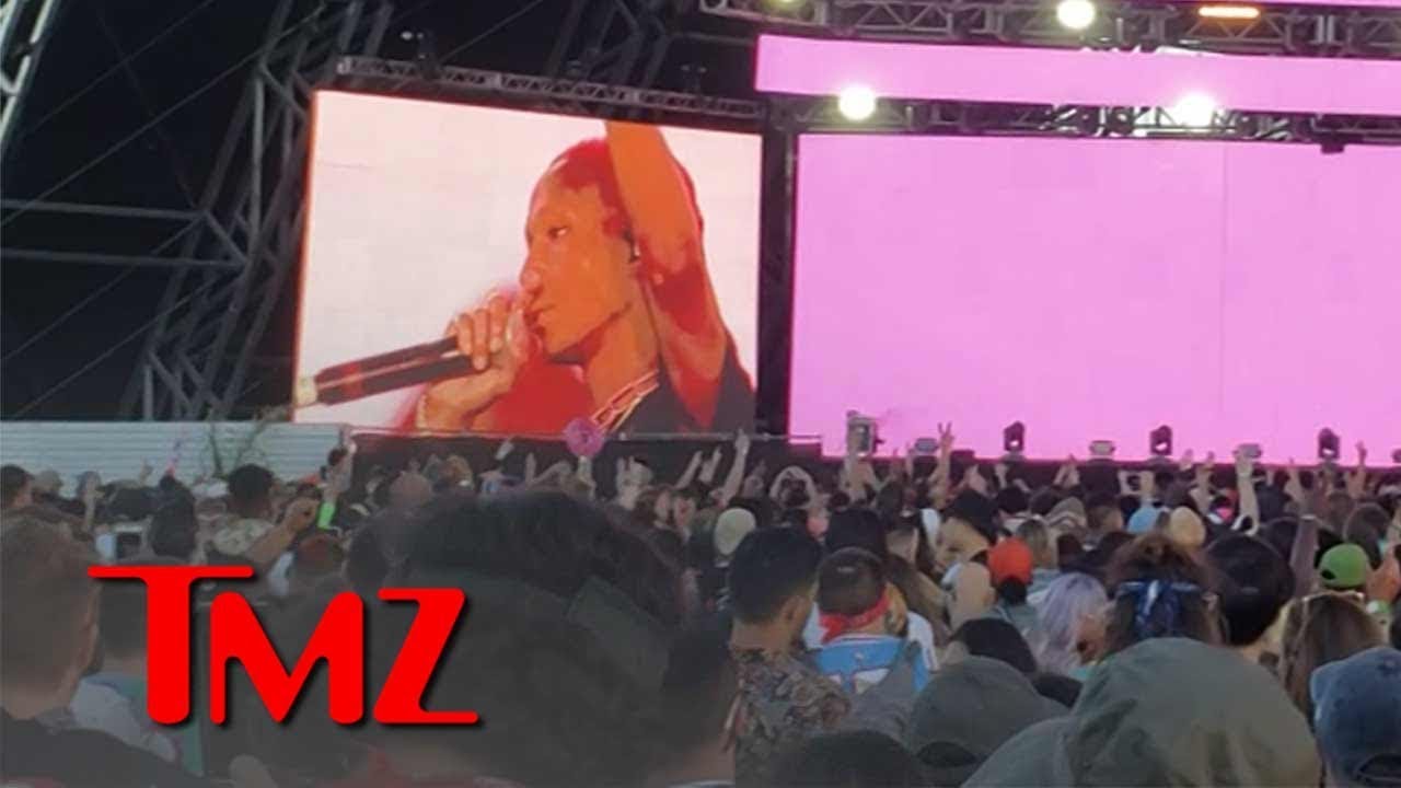 Jaden Smith Honors Nipsey Hussle at Coachella | TMZ 5